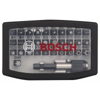 BOSCH 32dílná sada šroubovacích nástavců PH, PZ, H, T s univerzálním držákem Quick Change 2607017319