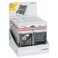 BOSCH 35dílná sada spirálových vrtáků HSS a šroubovacích nástavců Extra Hard, PH, PZ, SL, H, T  2607017327