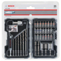BOSCH 35dílná sada šroubovacích nástavců Extra Hard, PH, PZ, SL, H, T  2607017328