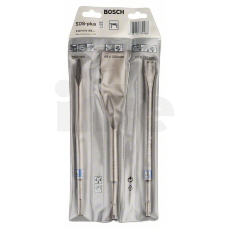 BOSCH Sada sekáčů SDS plus 0/20/40 mm, 3 kusy 2607019159