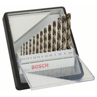 BOSCH 13dílná sada spirálových vrtáků do kovu Robust Line HSS-Co 1,5–6,5 mm 2607019926