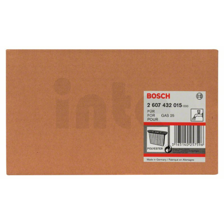 BOSCH Polyesterový skládaný filtr 2607432015