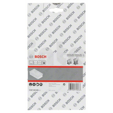 BOSCH Polytetrafluoretylenový plochý skládaný filtr 2607432041