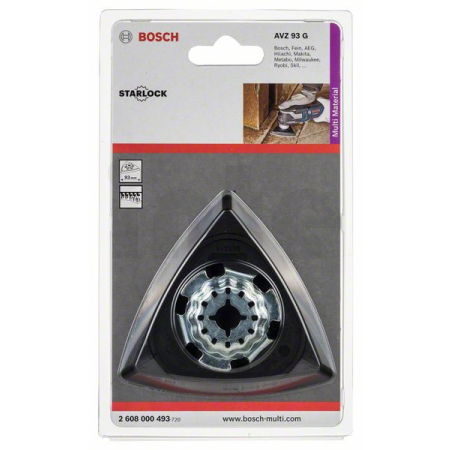 BOSCH Brusná deska Starlock AVZ 93 G 2608000493