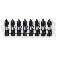 BOSCH 8dílná souprava nástavců Impact Control, 8×PH2 2608522324