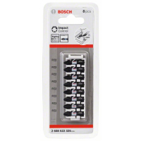 BOSCH 8dílná souprava nástavců Impact Control, 8×PZ2 2608522325