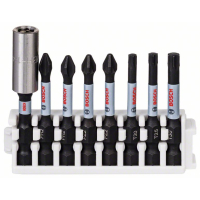 BOSCH Souprava nástavců Impact Control Power Bit, 8 kusů, 1×PH1;3×PH2;1×PH3;2×PZ2;1×PZ3 2608522328