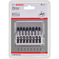 BOSCH Souprava nástavců Impact Control Power Bit, 8 kusů, 8×PH2 2608522330