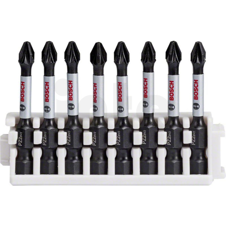 BOSCH Souprava nástavců Impact Control Power Bit, 8 kusů, 8×PZ2 2608522331