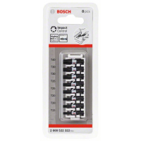 BOSCH Souprava nástavců Impact Control Power Bit, 8 kusů, 8×PZ2 2608522331