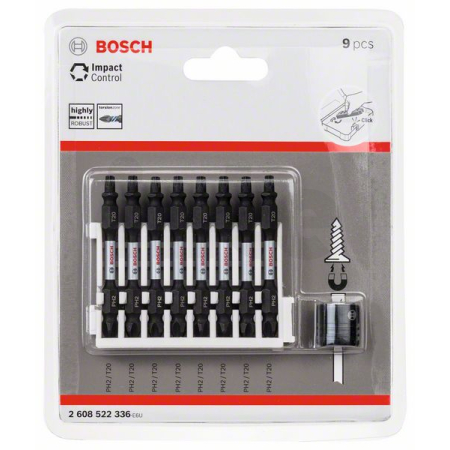 BOSCH Sada šroubovacích bitů Impact Control, 9 ks 2608522336