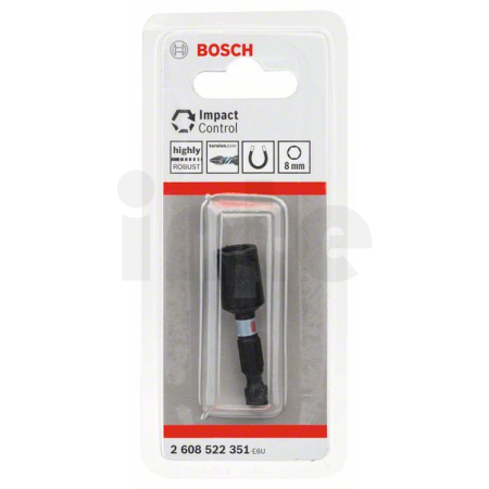 BOSCH Nástrčný klíč ImpactControl, 1 ks 2608522351