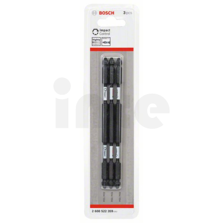 BOSCH Sada šroubovacích bitů Impact Control, 3 ks 2608522359