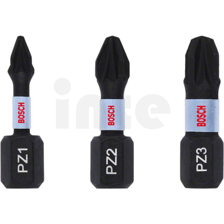 BOSCH Nástavce Impact Control PZ, 3 ks 2608522471
