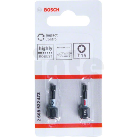 BOSCH Nástavce Impact Control T15, 2 ks 2608522473