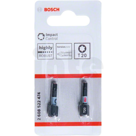 BOSCH Nástavce Impact Control T20, 2 ks 2608522474