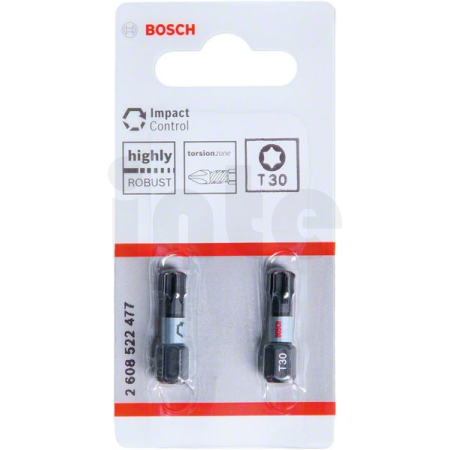 BOSCH Nástavce Impact Control T30, 2 ks 2608522477