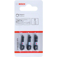 BOSCH Nástavce Impact Control T, 3 ks 2608522479