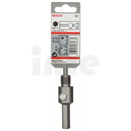 BOSCH Šestihranná upínací stopka pro duté vrtací korunky se závitem M 16 2608550078