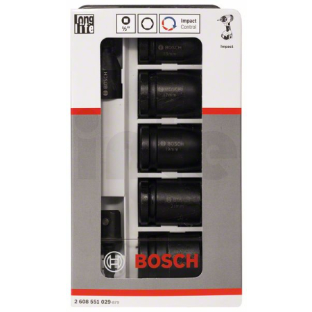 BOSCH 7dílná sada nástavců 13–24 mm 2608551029