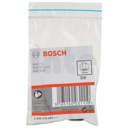 BOSCH Kleštinové upínací pouzdro s upínací maticí 2608570084