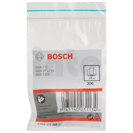 BOSCH Kleštinové upínací pouzdro s upínací maticí 2608570086