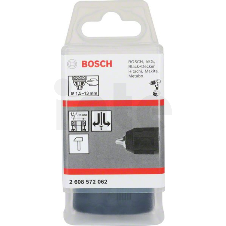 BOSCH Rychloupínací sklíčidla do 13 mm 2608572062