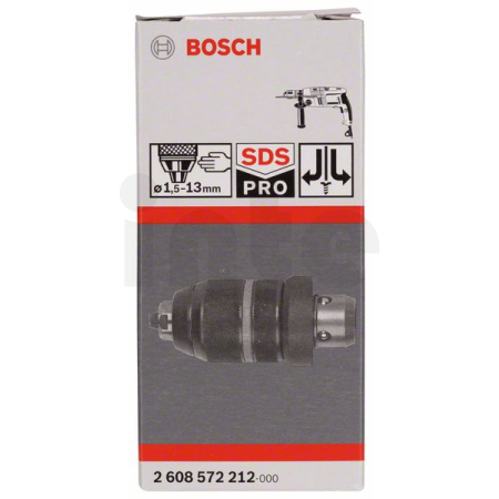 BOSCH Rychloupínací sklíčidlo s adaptérem 2608572212