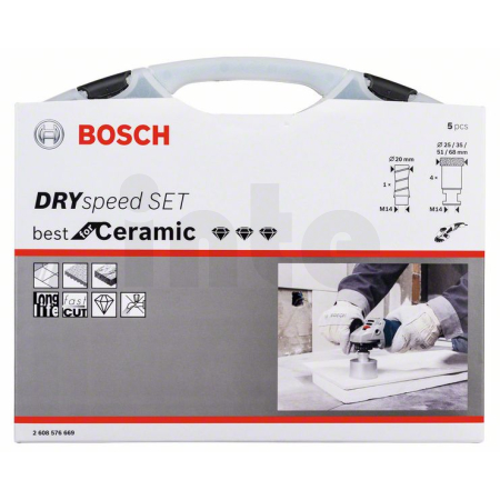 BOSCH 5dílná sada Diamond DrySpeed 20–68 mm 2608576669