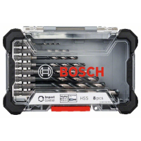 BOSCH 8dílná sada spirálových vrtáků HSS Impact Control 2608577146