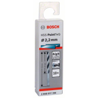 BOSCH Spirálový vrták HSS PointTeQ 2,2 mm, 10 ks 2608577190