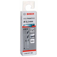 BOSCH Spirálový vrták HSS PointTeQ 3,1 mm, 10 ks 2608577199