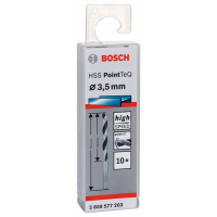 BOSCH Spirálový vrták HSS PointTeQ 3,5 mm, 10 ks 2608577203