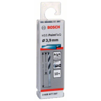 BOSCH Spirálový vrták HSS PointTeQ 3,9 mm, 10 ks 2608577207