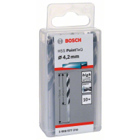 BOSCH Spirálový vrták HSS PointTeQ 4,2 mm, 10 ks 2608577210
