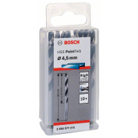 BOSCH Spirálový vrták HSS PointTeQ 4,5 mm, 10 ks 2608577213