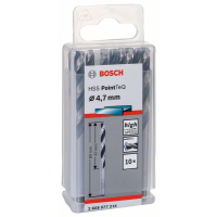 BOSCH Spirálový vrták HSS PointTeQ 4,7 mm, 10 ks 2608577215
