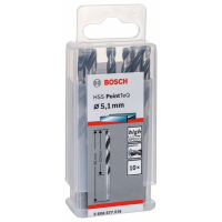 BOSCH Spirálový vrták HSS PointTeQ 5,1 mm, 10 ks 2608577219