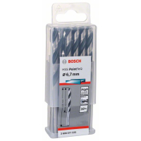 BOSCH Spirálový vrták HSS PointTeQ 6,7 mm, 10 ks 2608577235