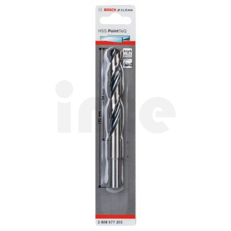 BOSCH Spirálový vrták HSS PointTeQ 11,5 mm (zúžená stopka) 2608577301