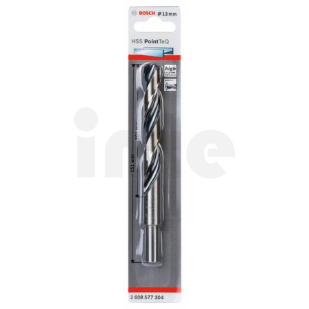 BOSCH Spirálový vrták HSS PointTeQ 13,0 mm (zúžená stopka) 2608577304