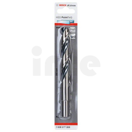 BOSCH Spirálový vrták HSS PointTeQ 14,0 mm (zúžená stopka) 2608577306
