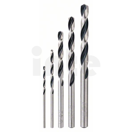 BOSCH Sada spirálových vrtáků HSS PointTeQ 2–6 mm, 5 kusů 2608577345