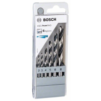 BOSCH Sada spirálových vrtáků HSS PointTeQ 2–8 mm, 6 kusů 2608577346