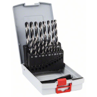 BOSCH Sada spirálových vrtáků HSS PointTeQ, ProBox 1–10 mm, 19 kusů 2608577351