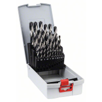 BOSCH Sada spirálových vrtáků HSS PointTeQ, ProBox 1–13 mm, 25 kusů 2608577352