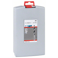 BOSCH Sada spirálových vrtáků HSS PointTeQ, ProBox 1–13 mm, 25 kusů 2608577352