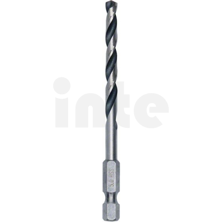 BOSCH Spirálový vrták HSS PointTeQ Hex 5,0 mm 2608577526