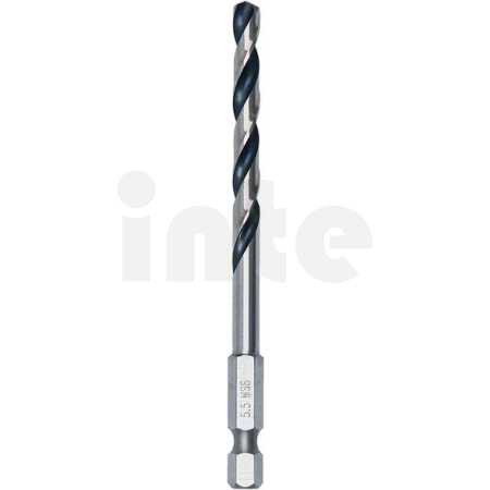 BOSCH Spirálový vrták HSS PointTeQ Hex 5,5 mm 2608577527
