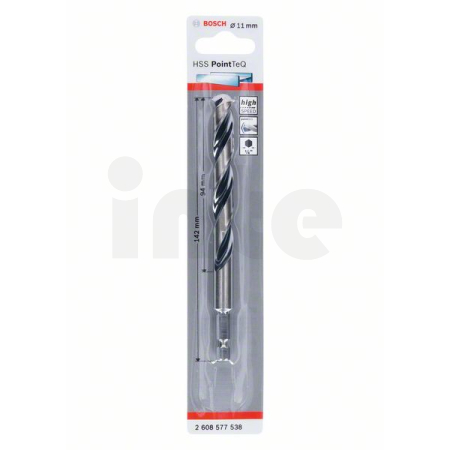BOSCH Spirálový vrták HSS PointTeQ Hex 11,0 mm 2608577538